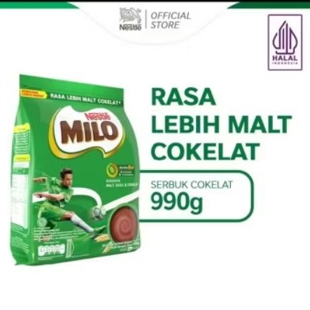 

Milo activ-go susu cokelat pouch 990g