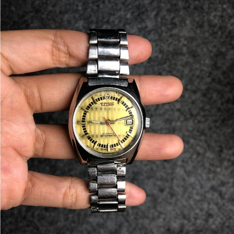 Jual jam tangan titus antik original