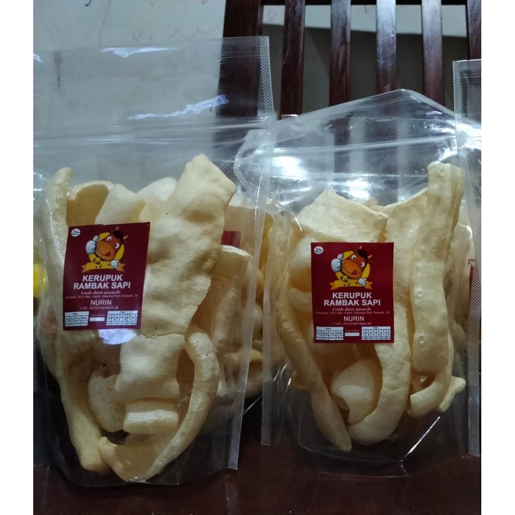 

kerupuk rambak kulit sapi asli beli 2 lebih hemat