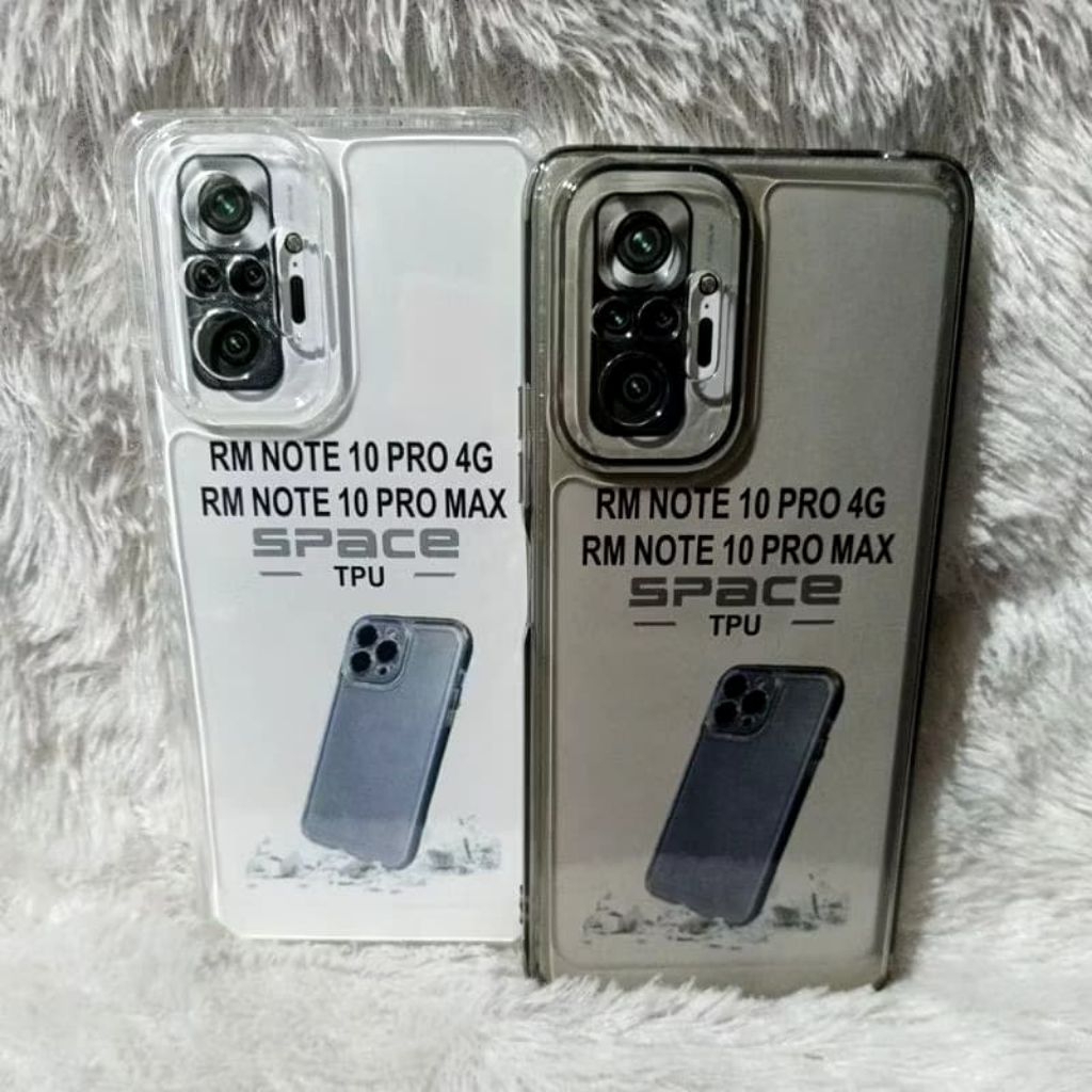 SOFTCASE CASE CLEAR BLACK XIAOMI REDMI NOTE 10 PRO NOTE 10 PRO MAX SLIKON CASE BENING HITAM