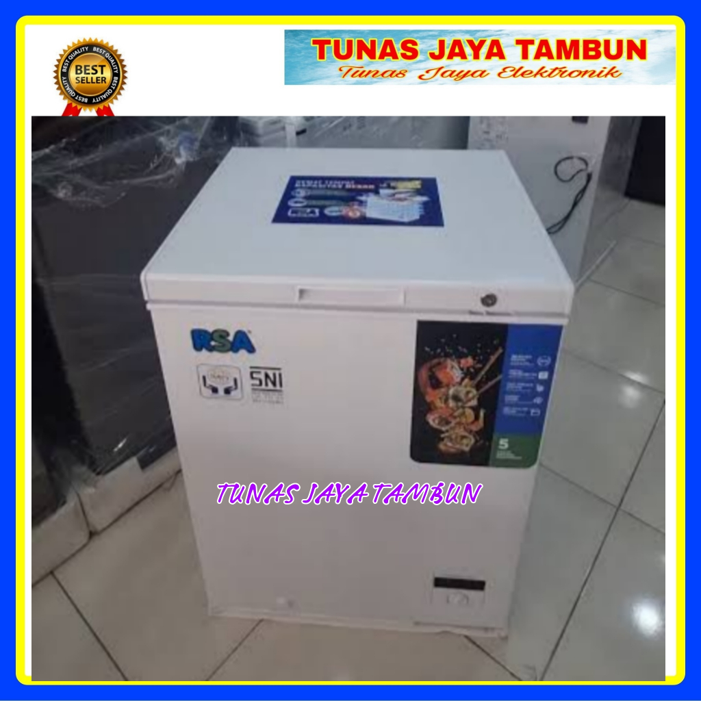 CHEST FREEZER RSA CF 160 / BOX FREEZER RSA 160 LITER CF-160 / RSA CF-160 CHEST FREEZER 160 LITER