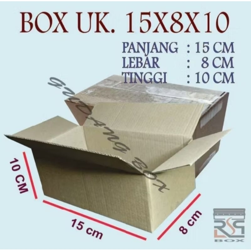 

Kardus packing u.k 15x8x10 cm packing box termiurah se indonesia