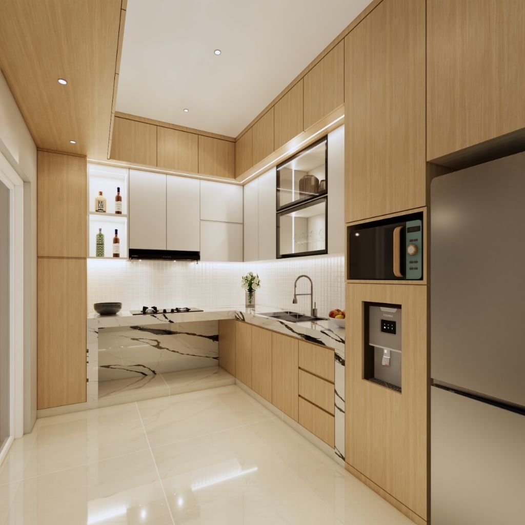 Custom Kitchen Set Aluminium