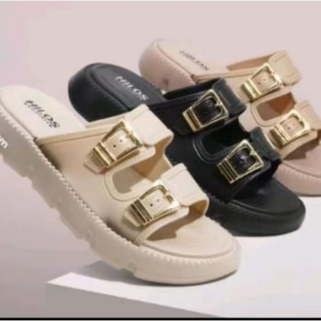 sandal Eva karet selop sandal karet wanita kekinian