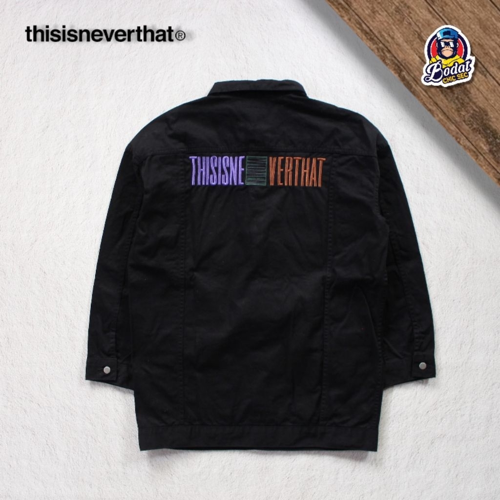Jaket jeans Trucker Parka Thisisneverthat Women