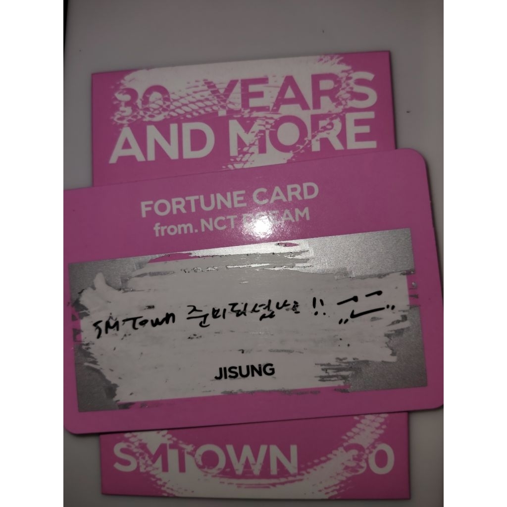 FORTUNE CARD SMTOWN 2025 JISUNG NCT DREAM