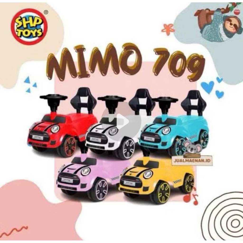 Termurah Mobil Dorong Mimo SHP 709 - Mainan mobil dorong anak termurah