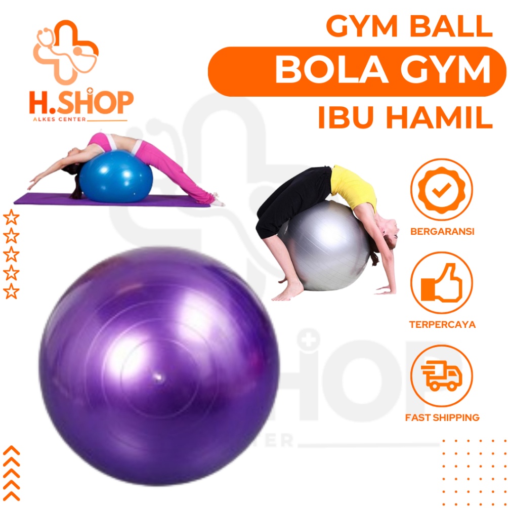 KODE C22E Gym Ball Bola Yoga Ibu Hamil Senam Olahraga Pilates  Bola Yoga Diameter 55CM  Alat Fitness