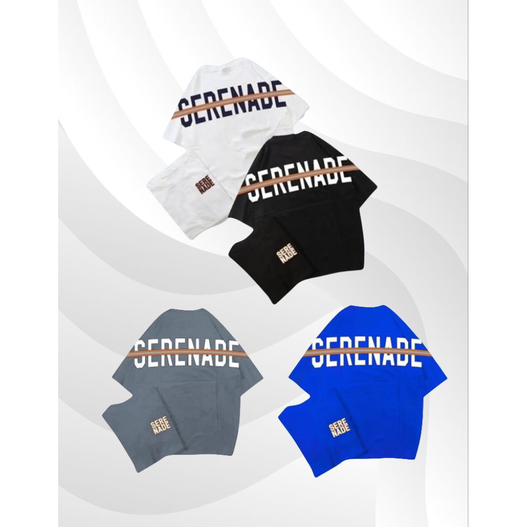 Kaos anak serenade reguler/Baju serenade anak laki laki dan perempuan/kaos atasan anak reguler laki 