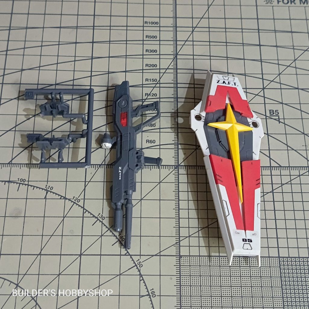 BANDAI MG 1/100 MASTER GRADE GUNPLA SWORD BLAST FORCE IMPULSE GUNDAM PART PARTS WEAPON SHIELD & BEAM