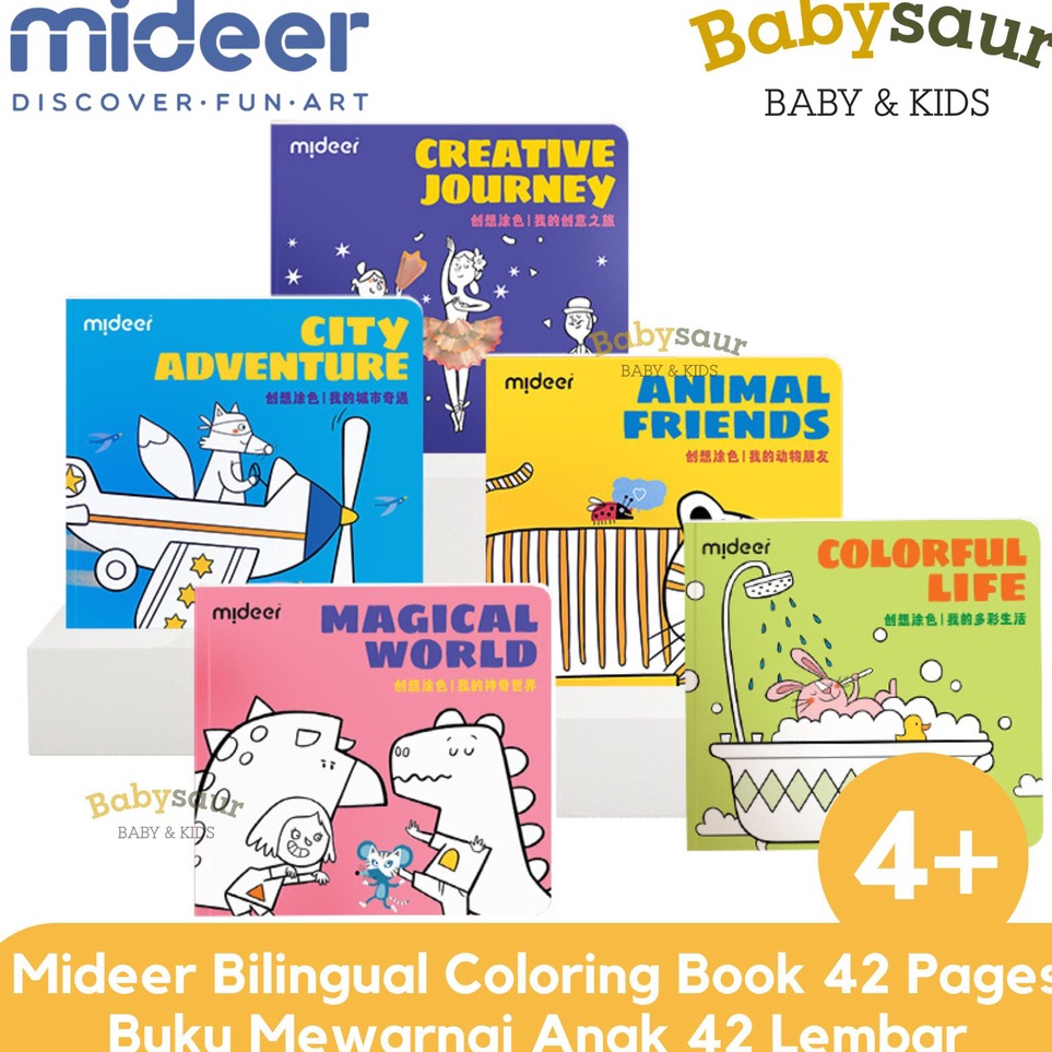 

KODE J46A Mideer Art Coloring Drawing Colouring Book Buku Mewarnai Warna Gambar Kartun Cartoon Bergambar Edukasi Anak Anak Laki Laki Perempuan