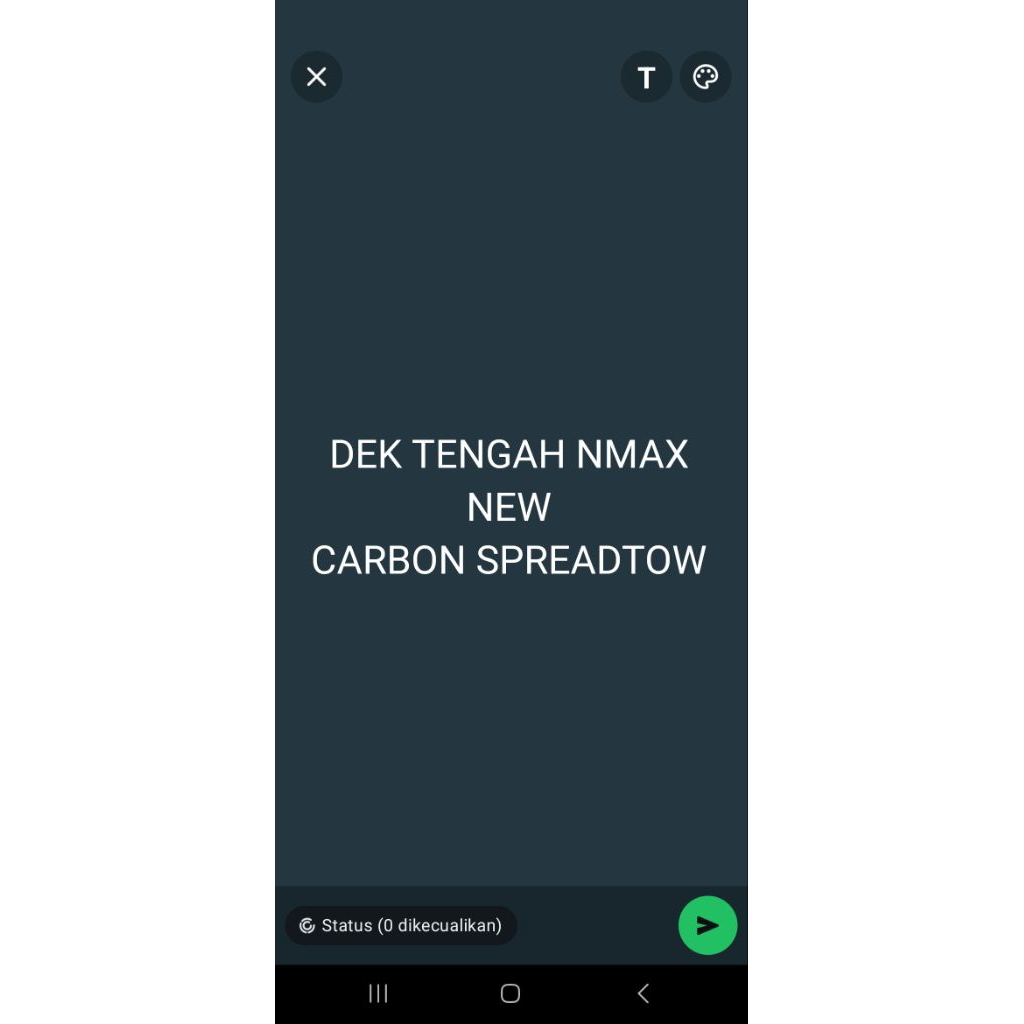 DEK TENGAH NMAX NEW CARBON SPREADTOW