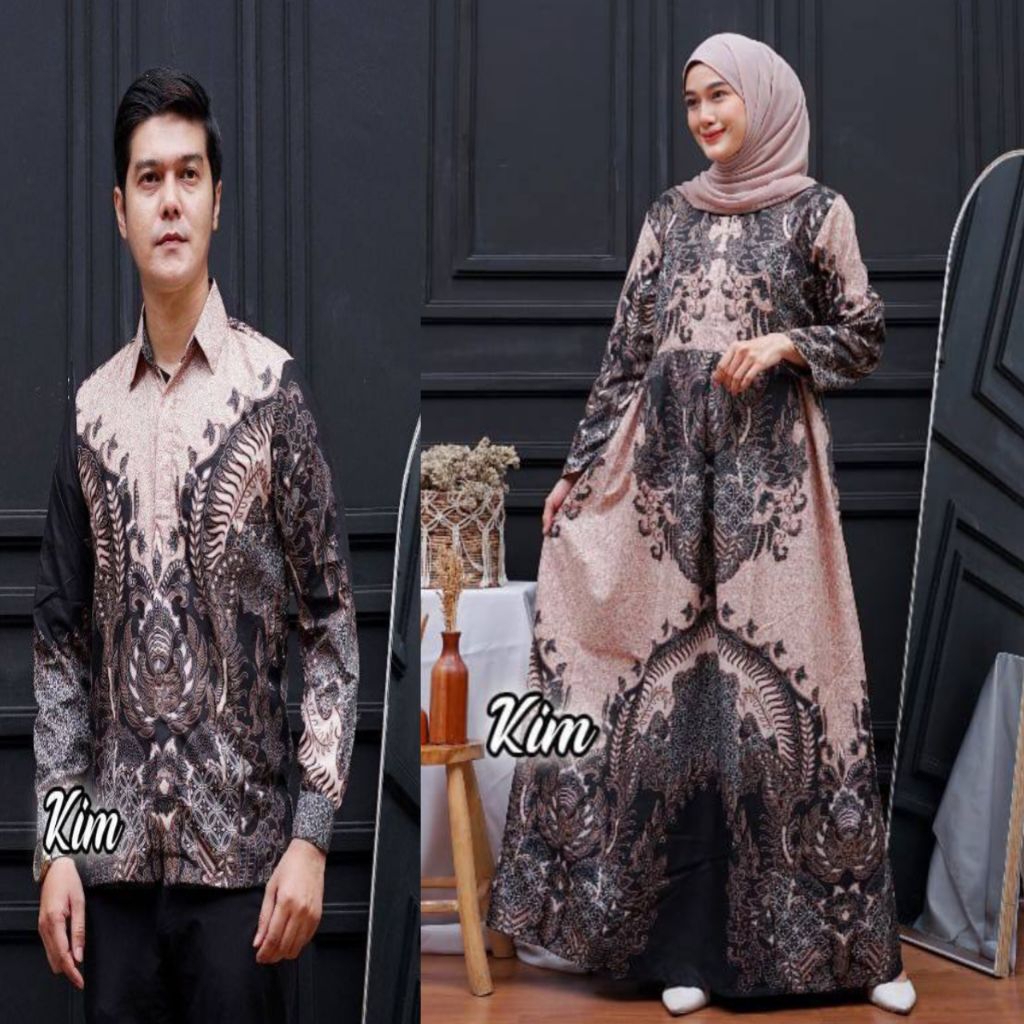 Couple Batik Mama Papa (Kemeja & Gamis )