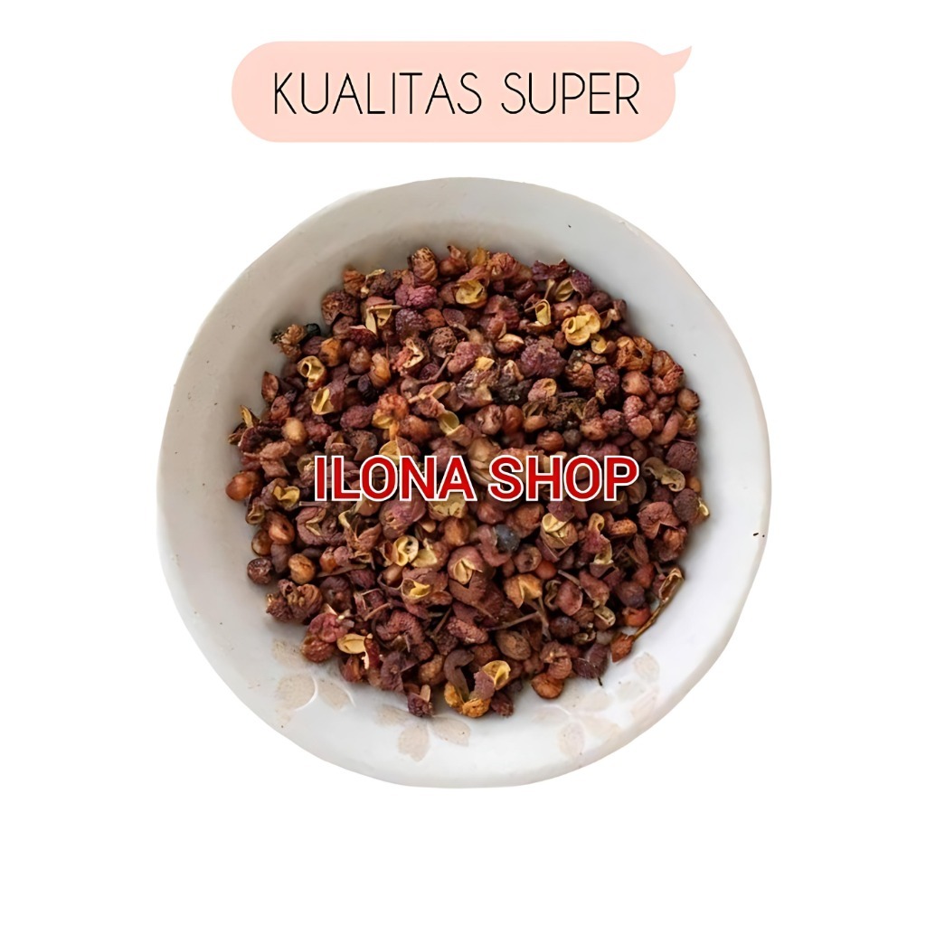 

SZECHUAN PEPPERCORN 100GR/SICHUAN PEPPERCORN 100 GR/HUA JIAO 100 GRAM/LADA MERAH CINA