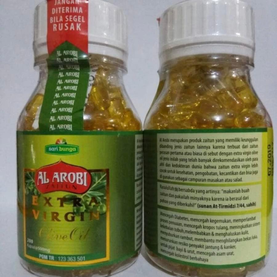 Kapsul alarobhi minyak zaitun 200kapsul