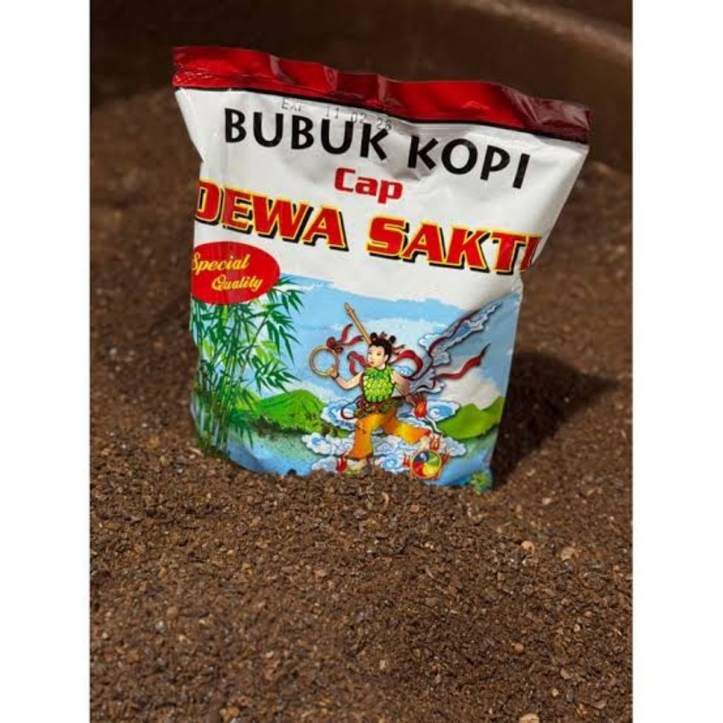 

Bubuk kopi cap dewa sakti kasar/halus 500gram