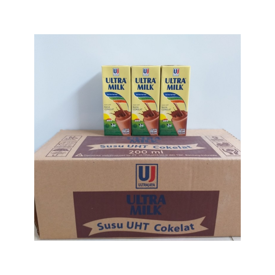 

Susu Ultra rasa cokelat 200ML (1 Dus isi 24 pcs )