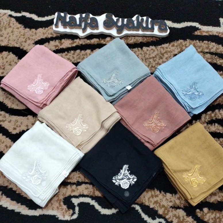 KODE A5Z New Ayudyahandari Bismillah Ready Plain series Bahan Paris dan Chiffon Ayu Dyah Andari