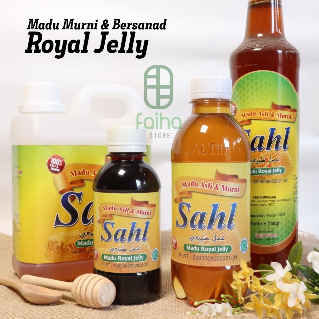 

Madu Royal Jelly Asli Murni Bersanad - Kualitas Terjamin (Gen/Botol/Pet)
