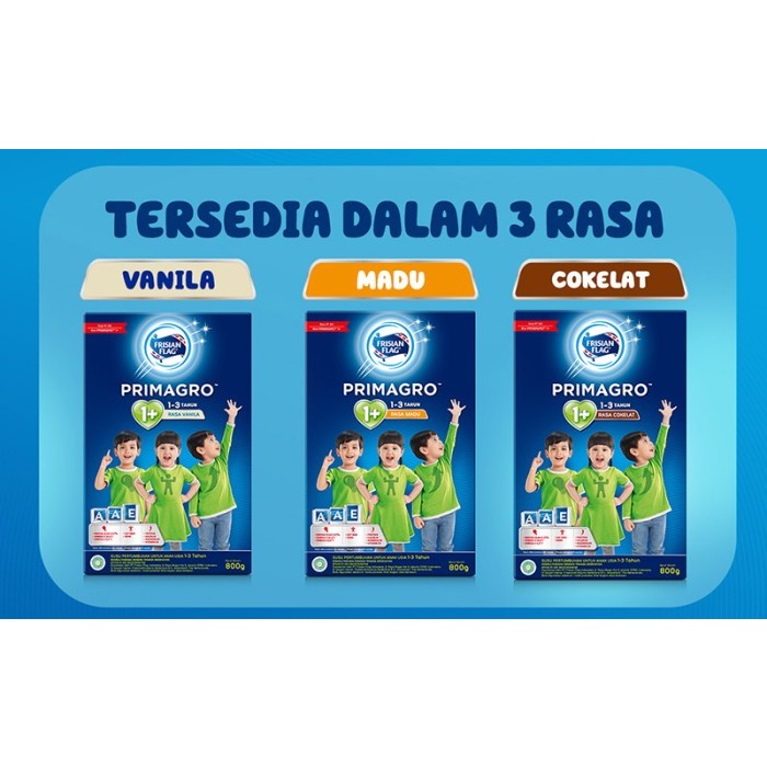 

FRISIAN FLAG PRIMAGO 1+ DAN 3+ RASA MADU VANILA COKLAT 750 GR