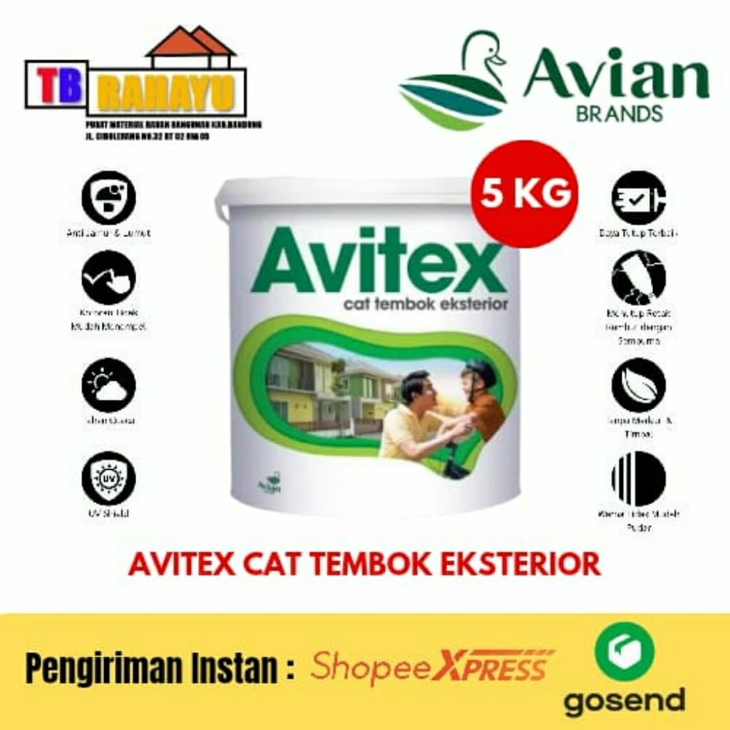 Avitex Cat Tembok Eksterior - 5 KG