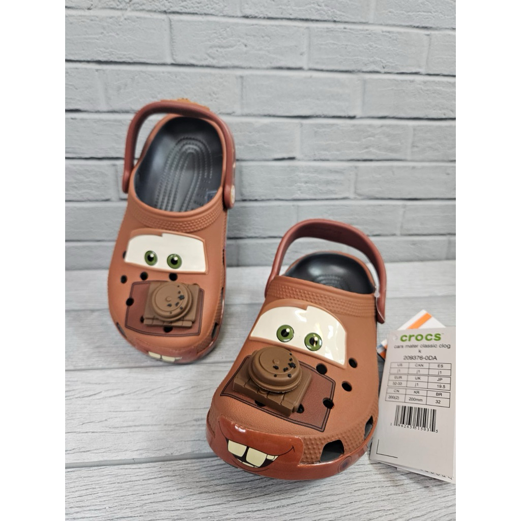 Sandal Crocs Anak Dewasa Pria Cowok Laki-Laki Cars Mater Lucu Murah
