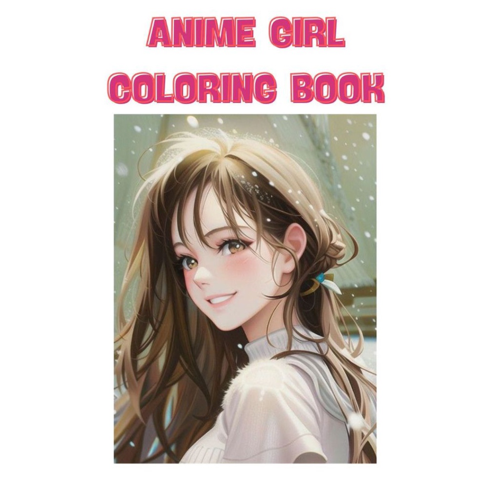 KODE K16Y ANIME Coloring Book For Kids And Adult Sketsa Buku Mewarnai Menggambar Anak SD Remaja Kert