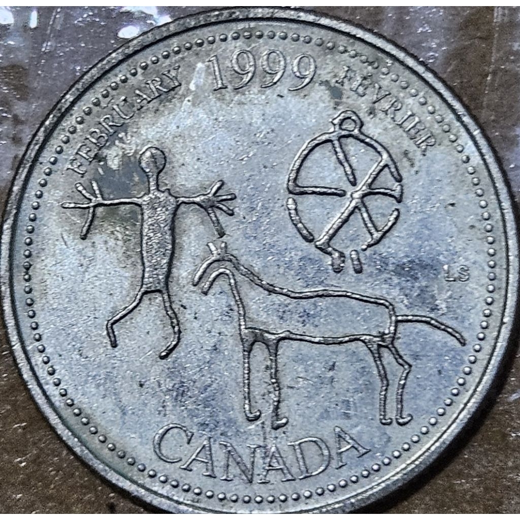 Super Murah Koin Asing negara canada commemorative royal canadia 25 cent tahun 1999 dijamin original