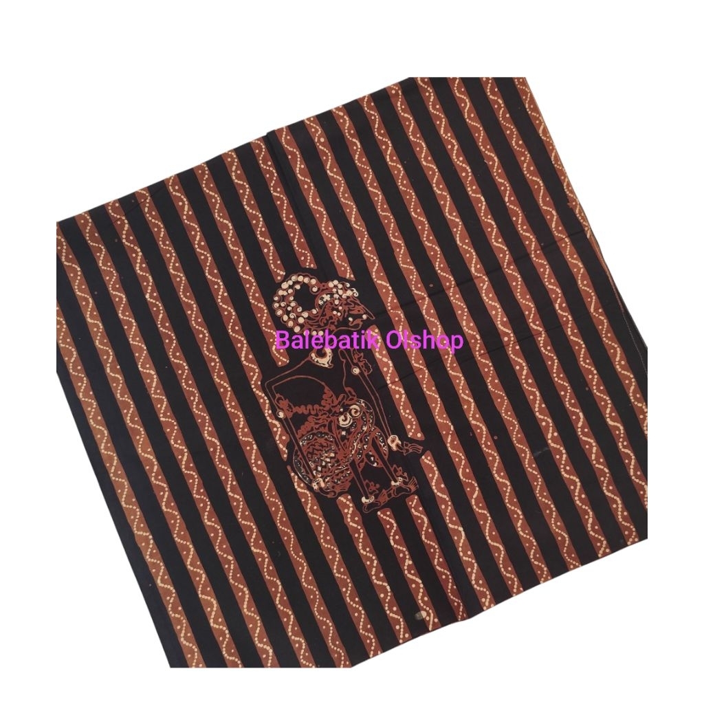 Kain batik cap kombinasi tulis slarak wayang