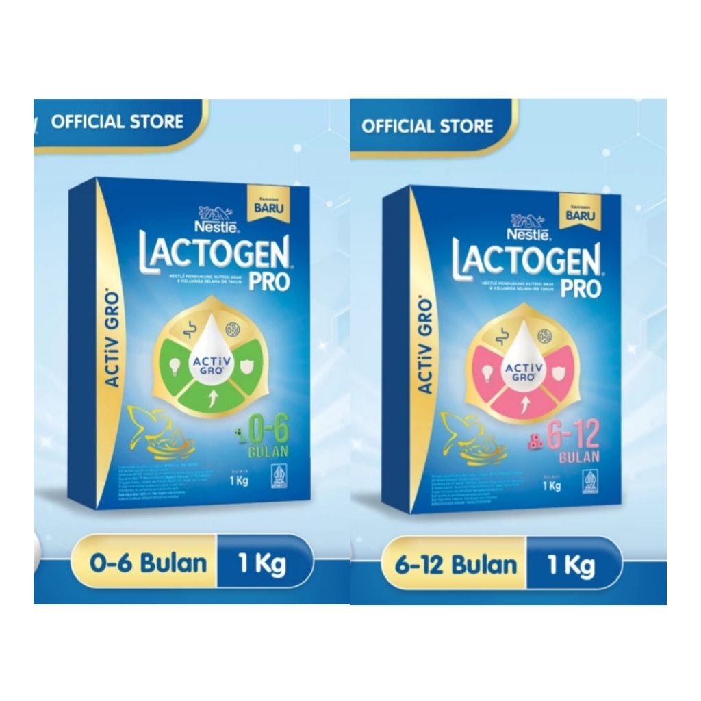 

LACTOGEN 1 DAN 2 KEMASAN BARU 1KG EXP.2026