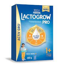 

Nestle LACTOGROW PRO 1+ / LACTOGROW 3 dengan ACTiVGRO Susu vanilla Box - 350g [1-3 tahun]