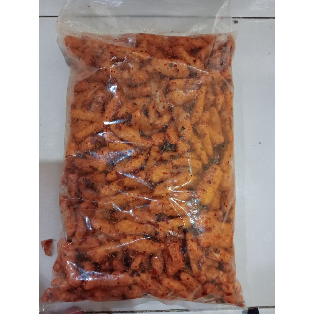 

basreng pedes daun jeruk kemasan 500 gram