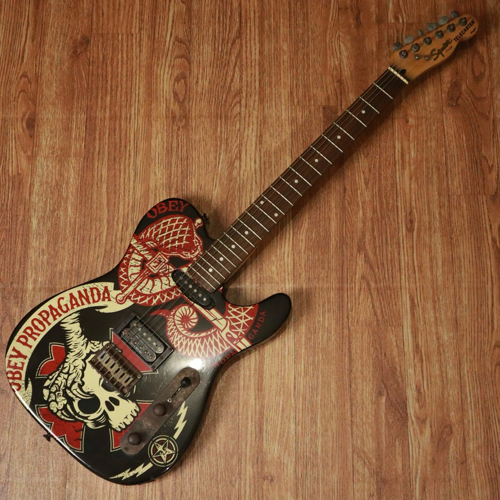 Squier Standard Series Telecaster Obey Propaganda Tahun 2007 Made in Indonesia
