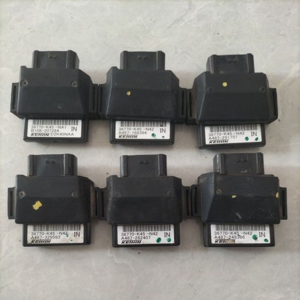 ECU CBR150R facelit LED kondisi ORI copotan motor angsal belum pernah diremap sama sekali masih bawa