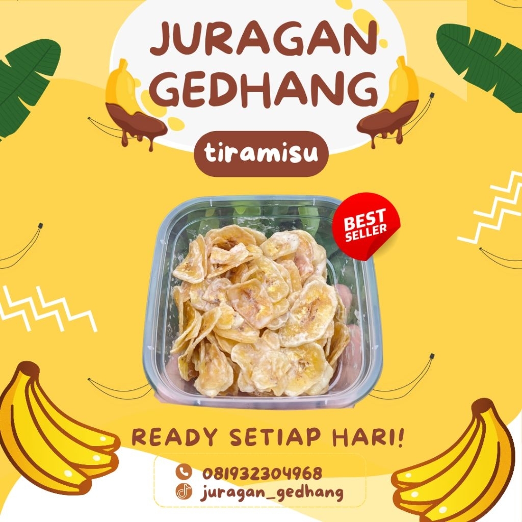 

KRIPIK PISANG LUMER MINI RASA TIRAMISU by JURAGAN_GEDHANG