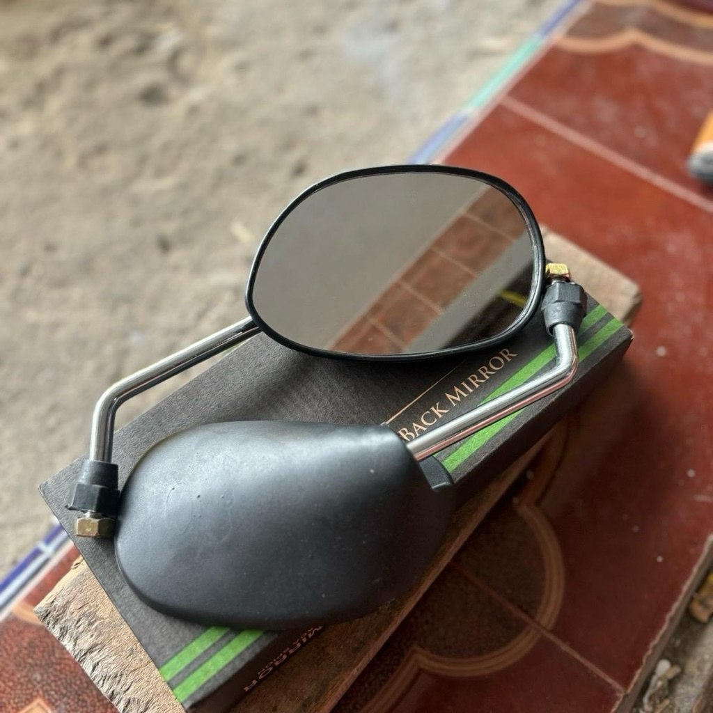 Spion standar grand honda astrea impresa legenda tangkai crom kaca cembung detail original spion ast