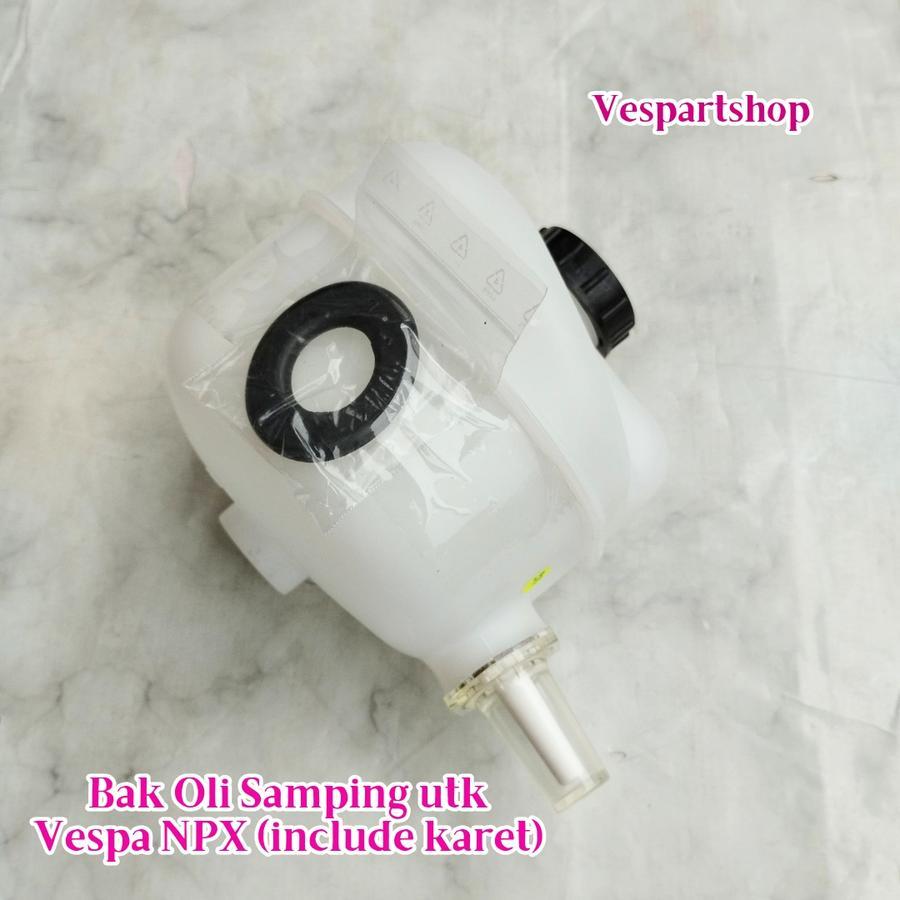 Bak Oli Samping Piaggio (Plus karet) utk Vespa NPX