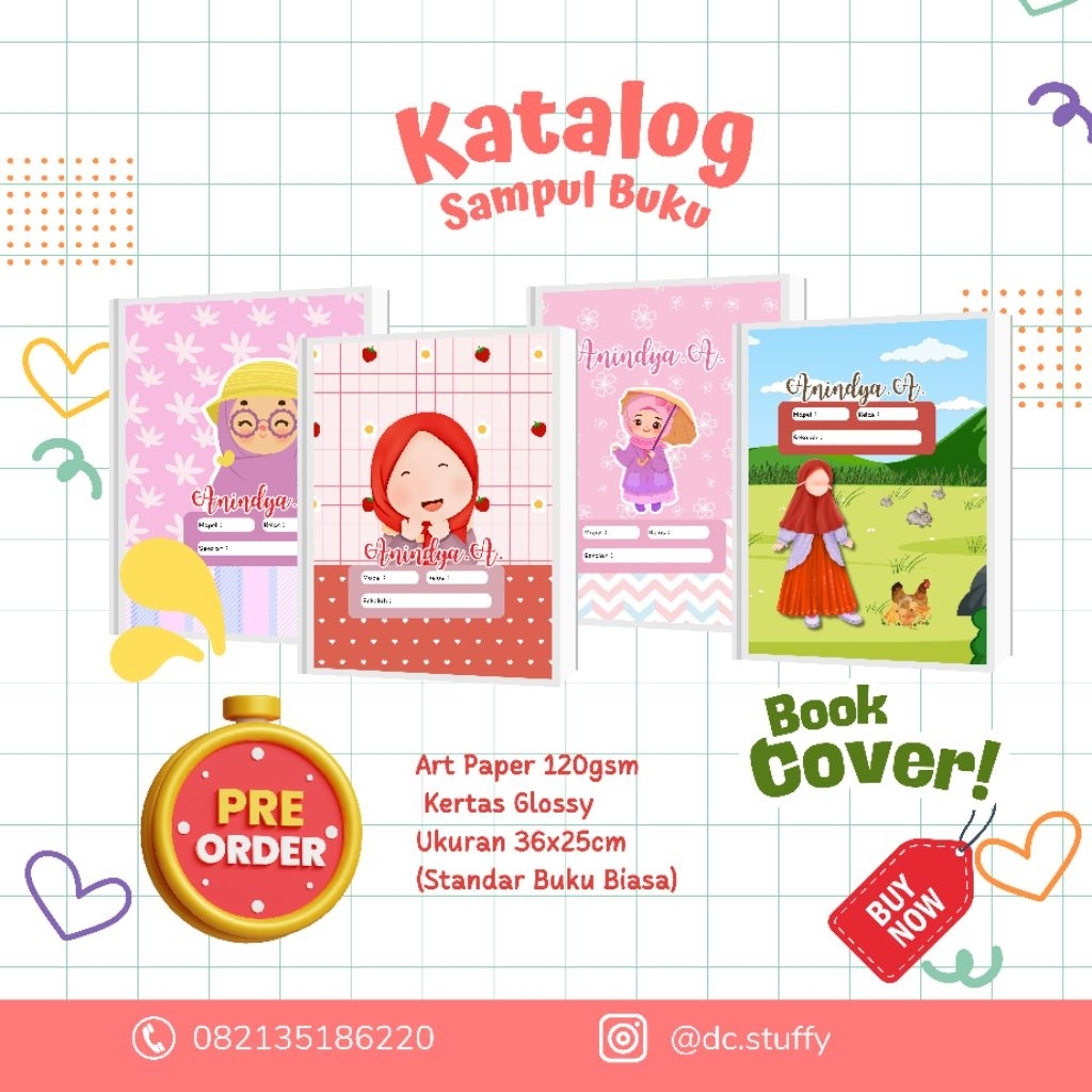 

Sampul Buku Anak Sekolah Murah Meriah Berkualitas Free Custom Nama dan Sekolah