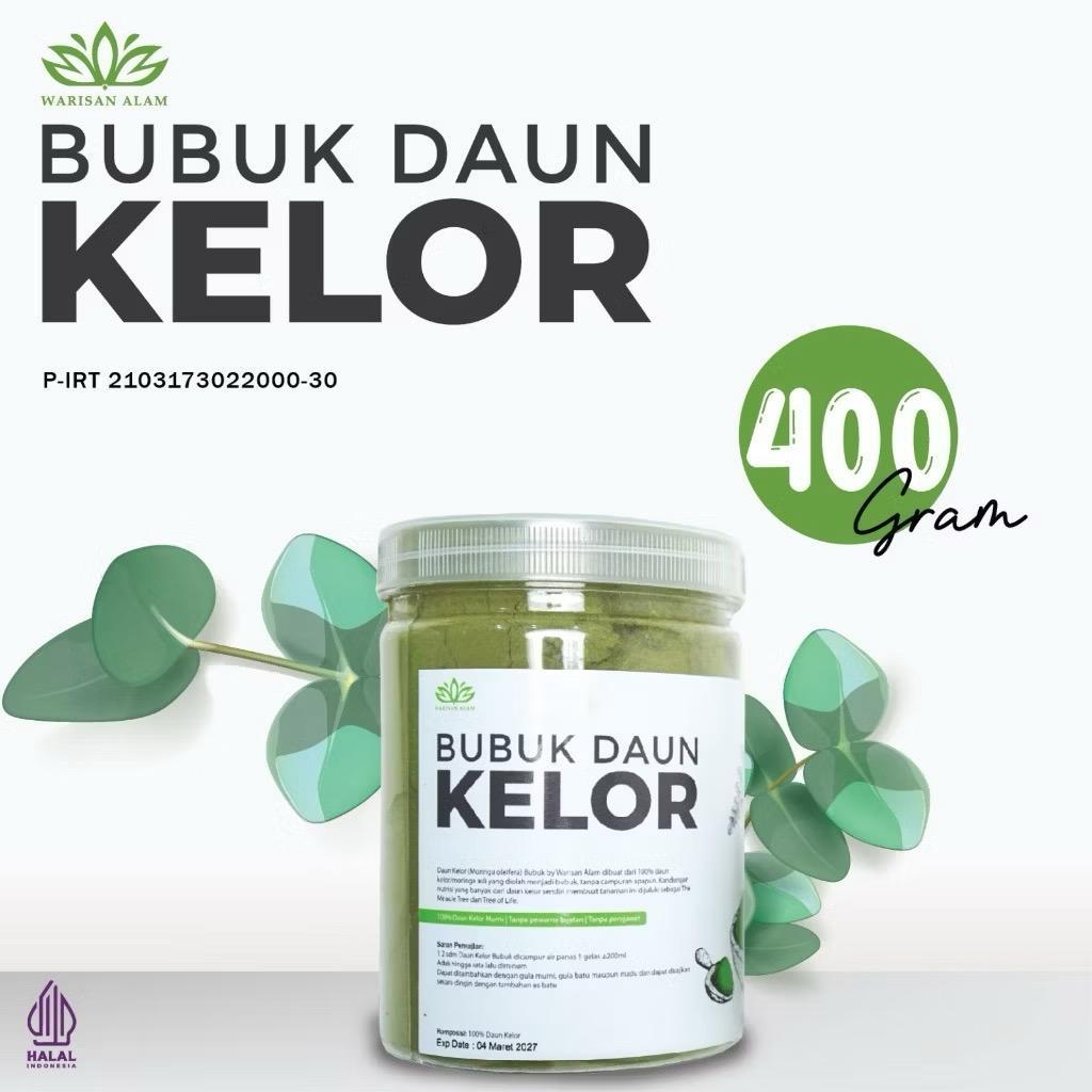 

BUBUK DAUN KELOR WARISAN ALAM 100% ORIGINAL | BUBUK KELOR DAUN KELOR ORGANIK SERBUK PREMIUM SUPER HALUS