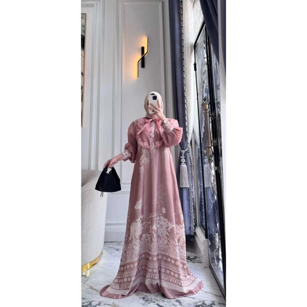 Gamis premium Renda organza