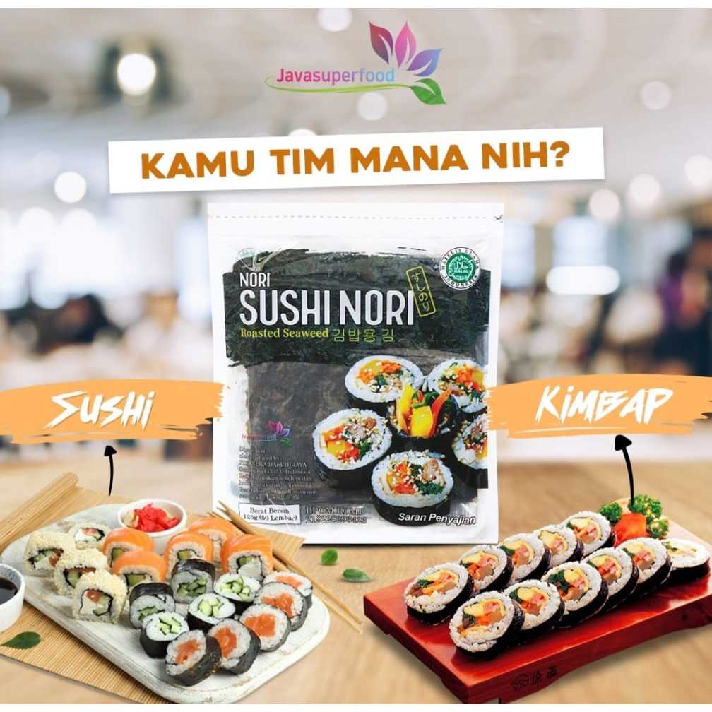 

Sushi Nori HALAL Seaweed Rumput Laut Sushi Untuk Kimbab/ Gimbab/1pcs