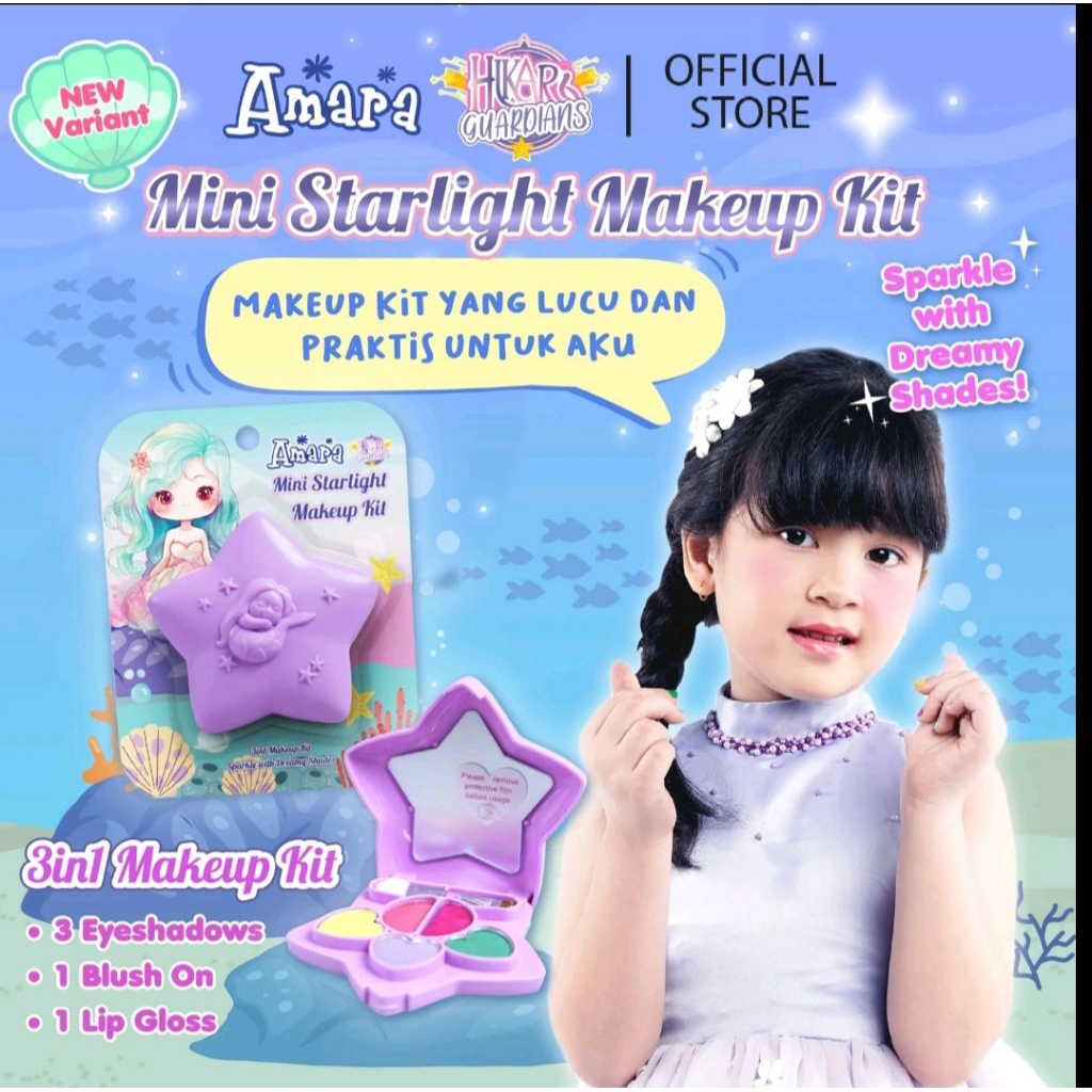 amara make up kids, make up anak anak