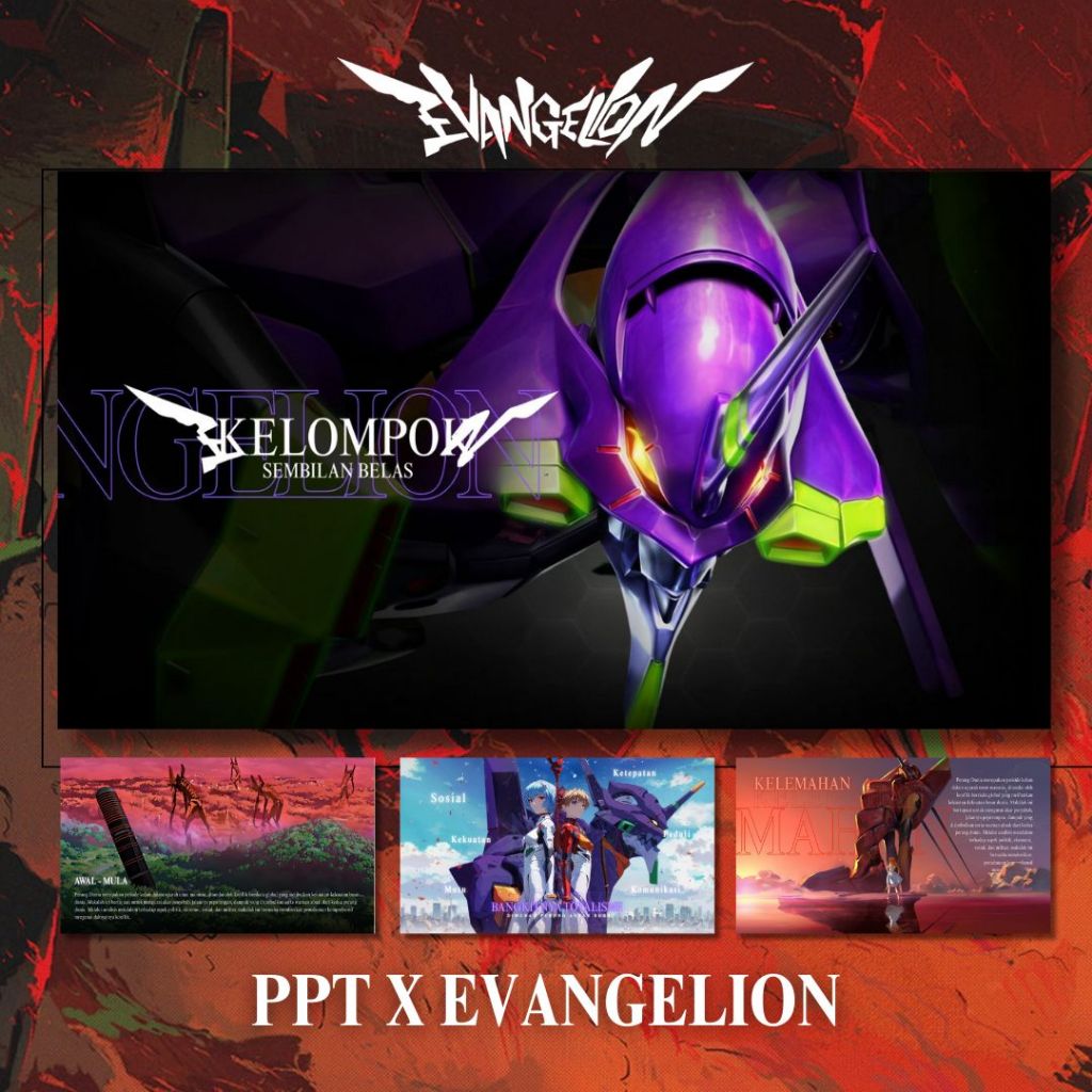 PPT X Evangelion Template