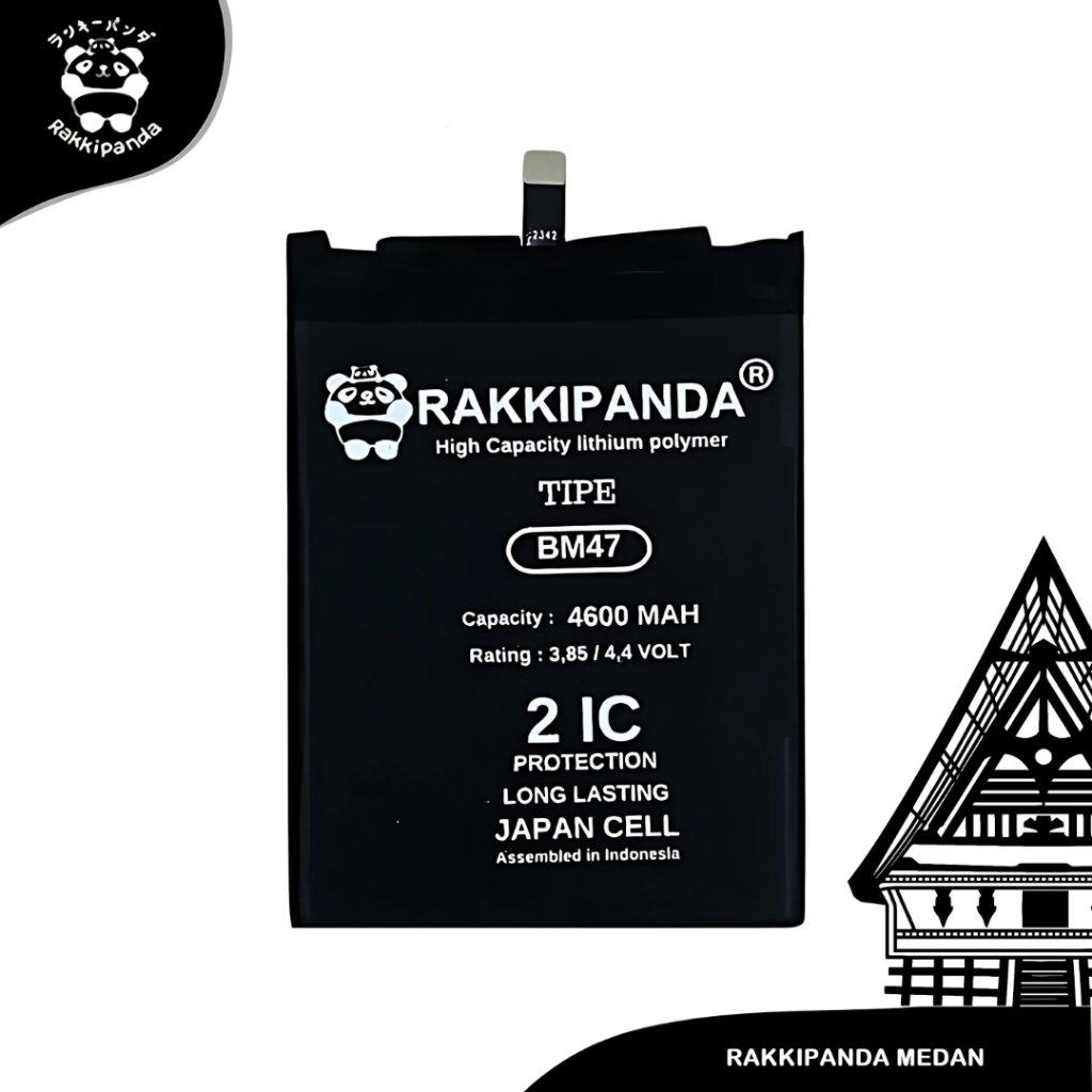 Moreandshopp - RakkiPanda BM47 Compatible With Redmi 3/Redmi 3S/Redmi 3X/Redmi 4X/Redmi 3 Pro Batre