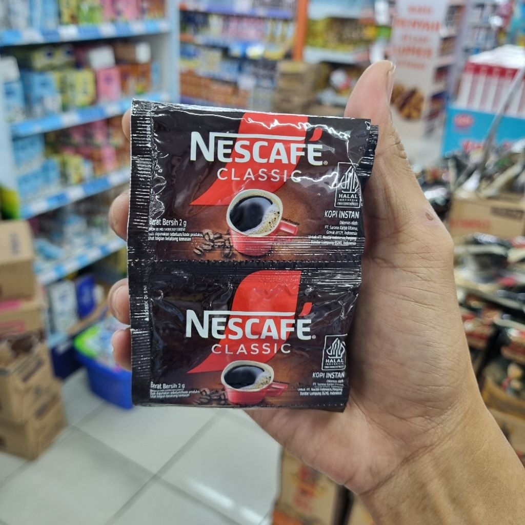 

nescafe clasic sachet 2gr 50pcs