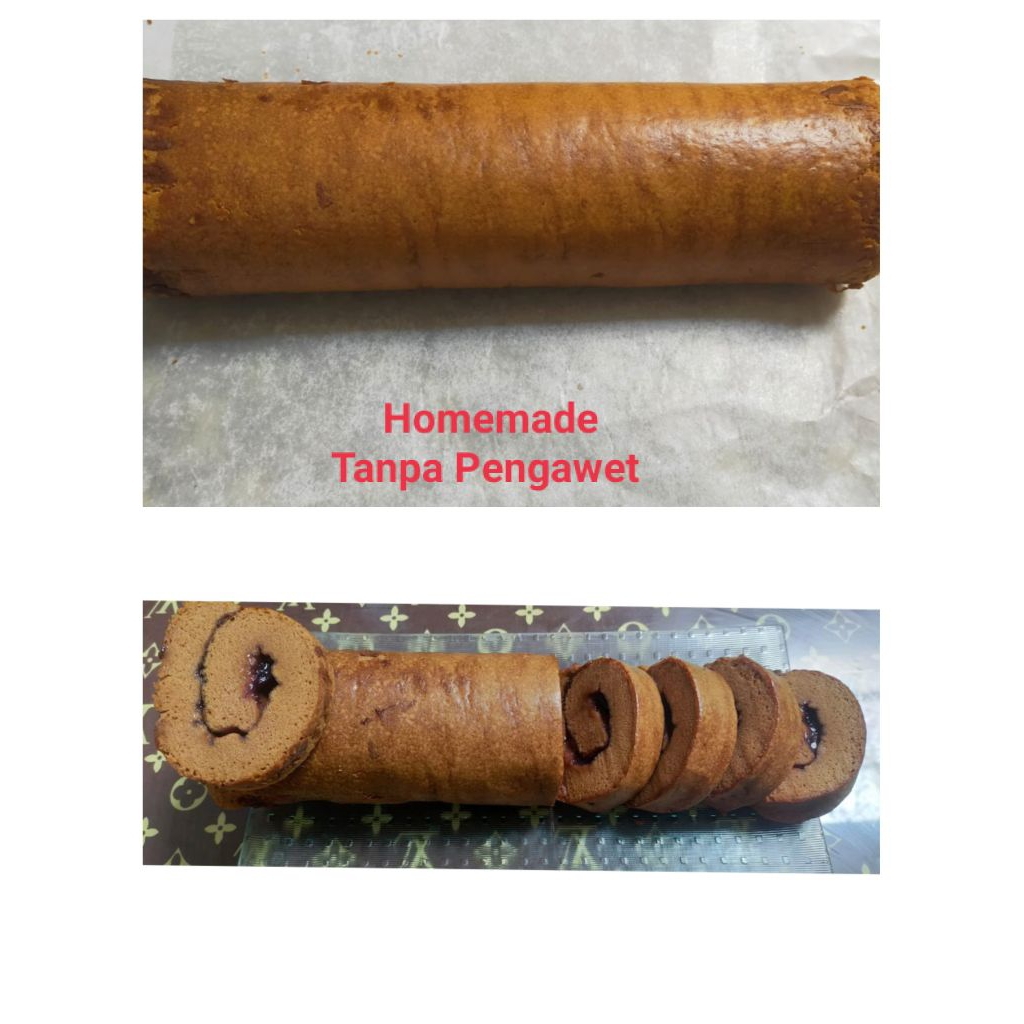 

Bolu Gulung Mocca Enak dan Lembut 26 cm dgn 4 pilihan rasa selai (tanpa pengawet)