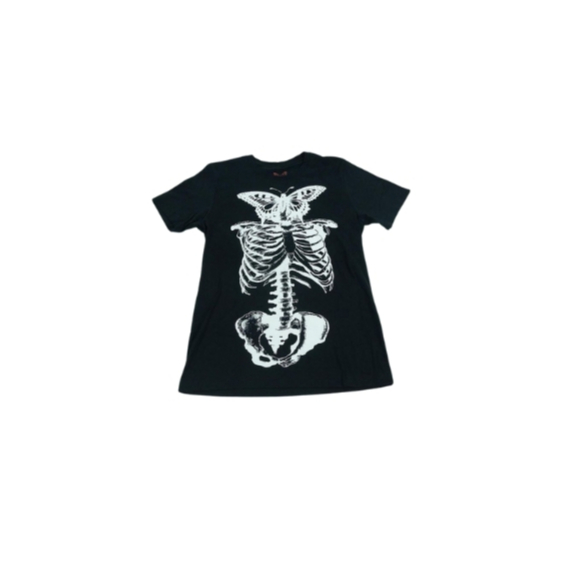 Playboi Carti Tee Butterfly Skeleton Tour 2017 Tshirt Black