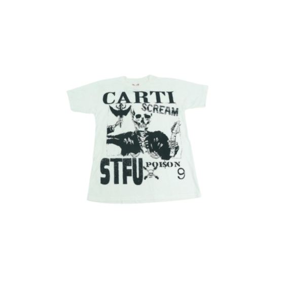 Playboi Carti Tee Magnolia Carti Scream Tshirt White