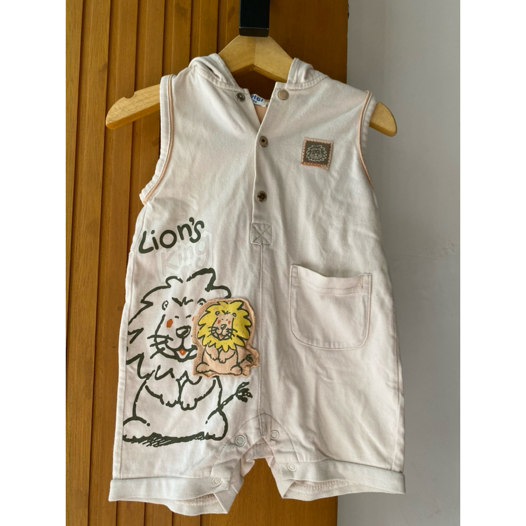 Romper kutung hoodie singa preloved