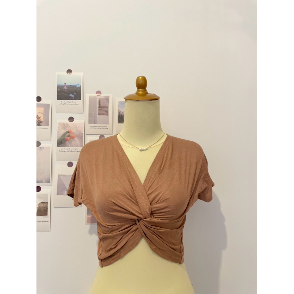 DELINE - YORA TOP CROP TOP OUTFIT SUMMER OUTFIT BALI PANTAI // ATASAN WANITA